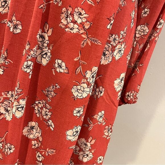 Maurice’s Floral Print long sleeve Dress size extra smalll - Picture 4 of 14